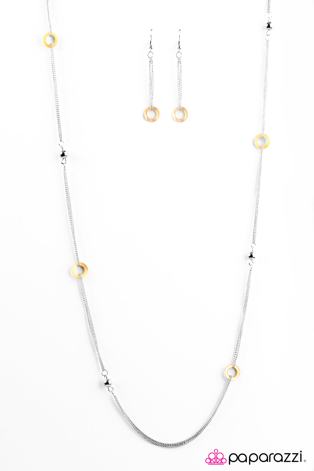 Paparazzi ♥ West Coast Fashion - Yellow ♥ Necklace