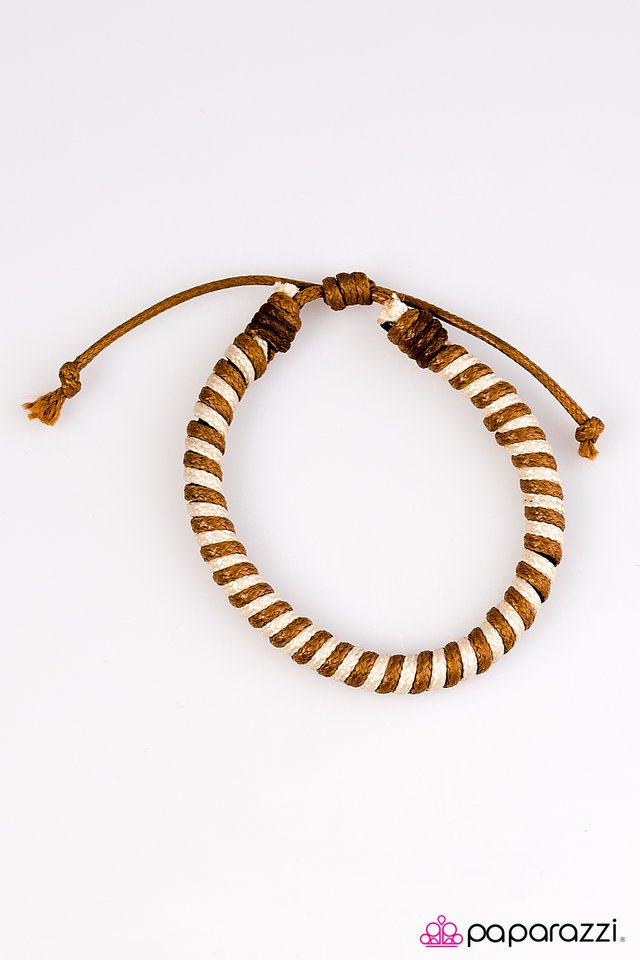 Paparazzi ♥ Surf Days - Brown ♥ Bracelet