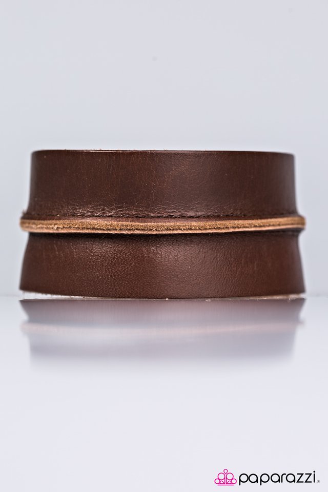 Paparazzi ♥ Boss Man - Brown ♥ Bracelet