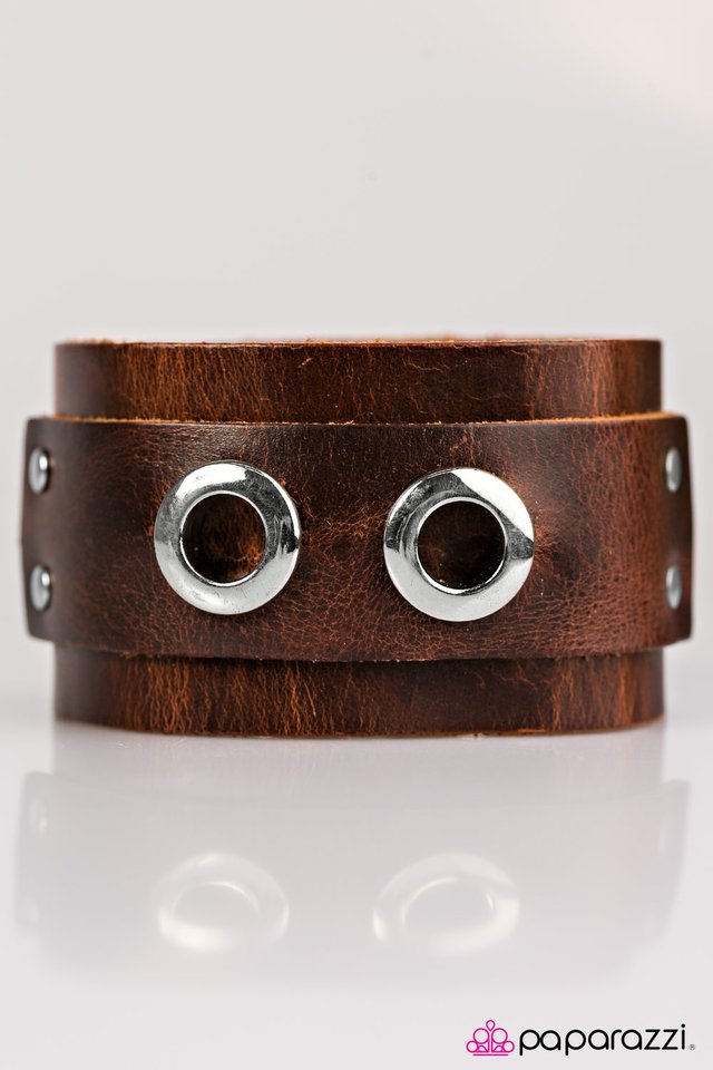 Paparazzi ♥ Man Cave - Brown ♥ Bracelet