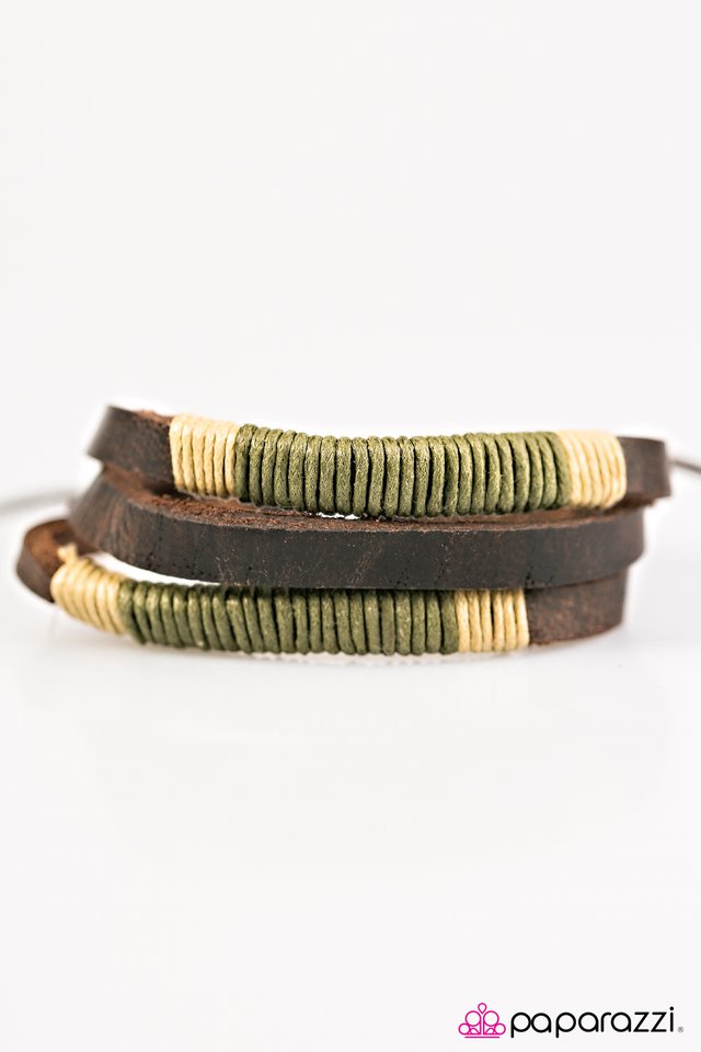 Paparazzi ♥ Palm Paradise - Green ♥ Bracelet