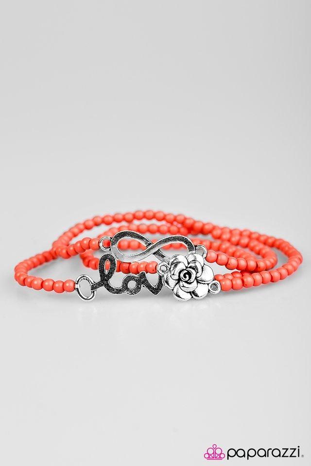 Paparazzi ♥ Unforgettable Summer - Orange ♥ Bracelet