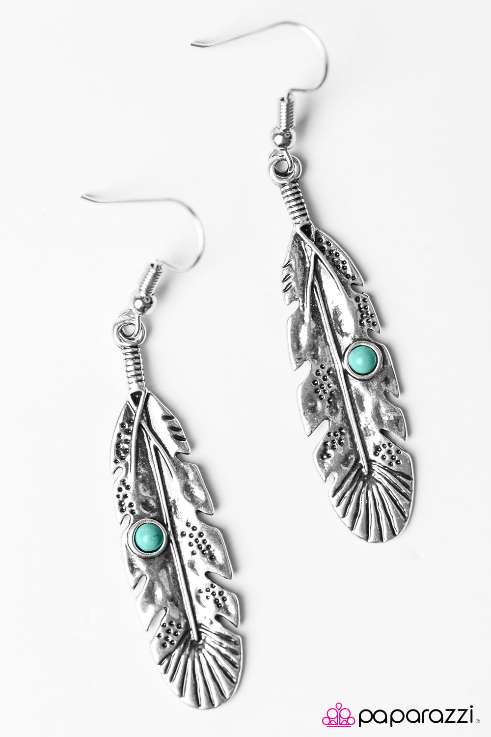 Paparazzi ♥ Its Never Too Late To Fly - Blue ♥ Earrings