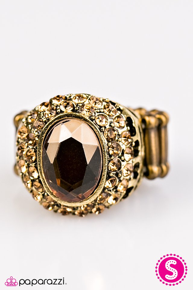 Paparazzi ♥ Everyday Im Sparkling - Brass ♥ Ring