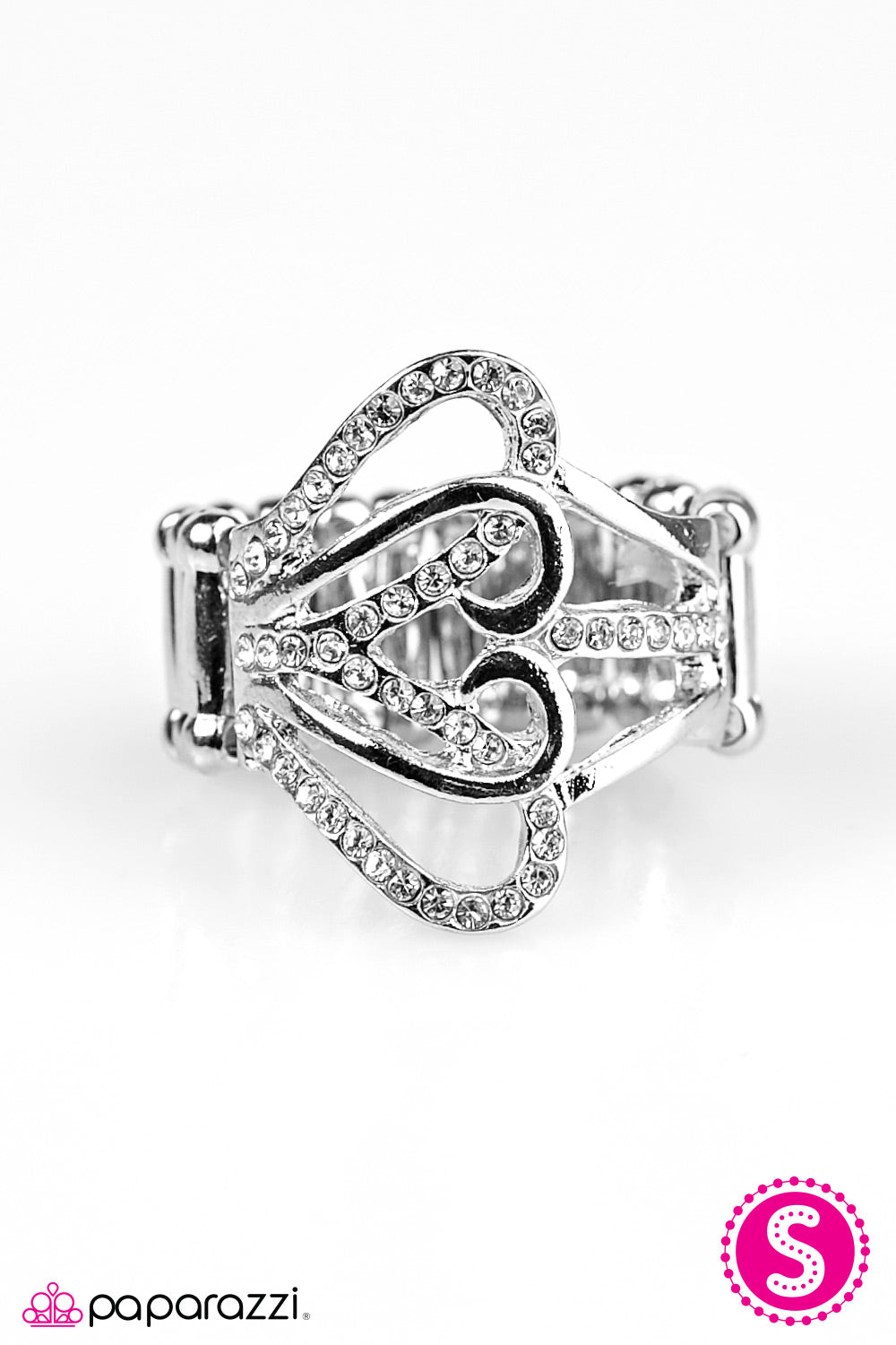 Paparazzi ♥ In The Wings - White ♥ Ring-product_sku