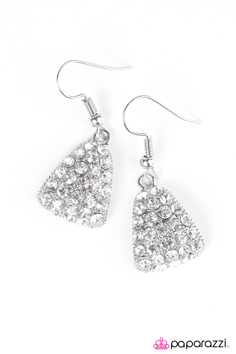 Paparazzi ♥ My Time To Shine - White ♥ Earrings
