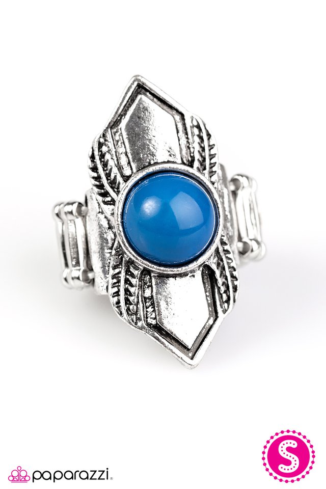 Paparazzi ♥ BEAD Courageous - Blue ♥ Ring-product_sku