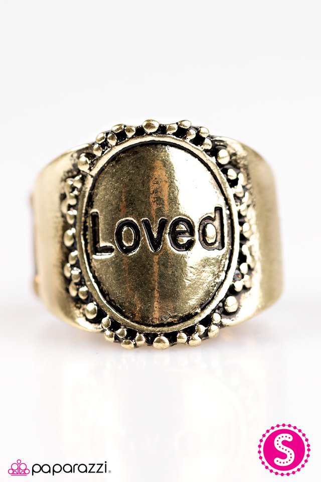 Paparazzi ♥ Feelin Loved - Brass ♥ Ring