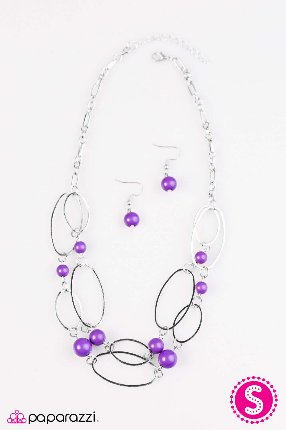 Paparazzi ♥ Glam Theory - Purple ♥ Necklace-product_sku