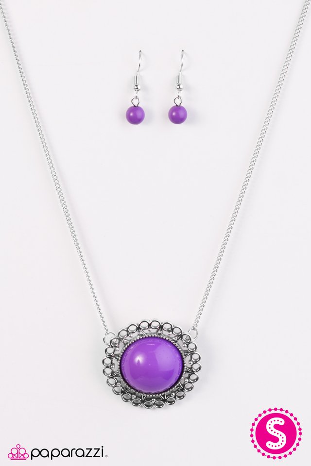 Paparazzi ♥ Summer Sun - Purple ♥ Necklace