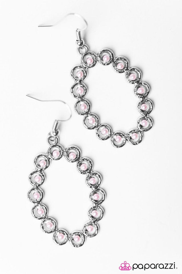 Paparazzi ♥ SEA You In My Dreams - Pink ♥ Earrings-product_sku
