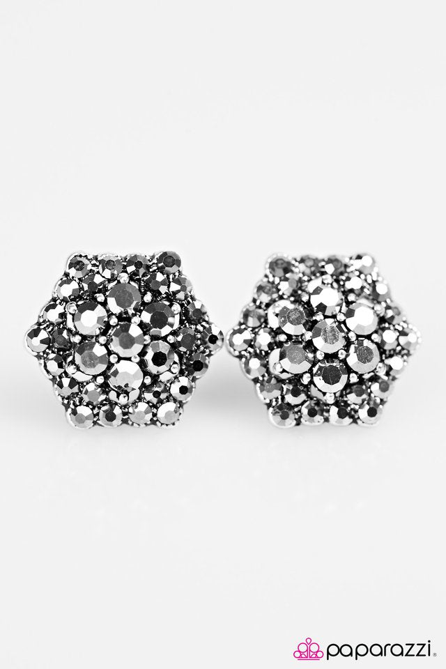 Paparazzi ♥ That Special Day - Silver Post ♥ Post Earrings