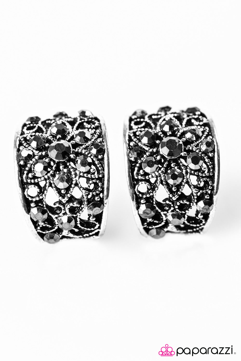 Paparazzi ♥ True Beauty - Silver Post ♥ Post Earrings