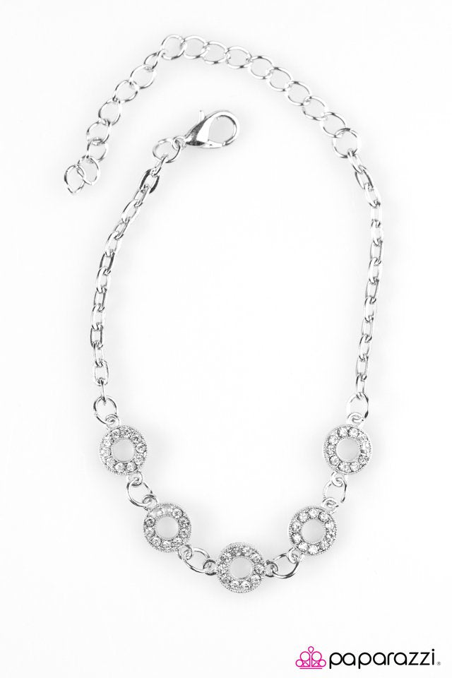 Paparazzi ♥ This Time Around - White ♥ Bracelet