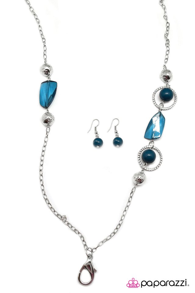 Paparazzi ♥ Hook, Line, and Sinker - Blue ♥ Necklace