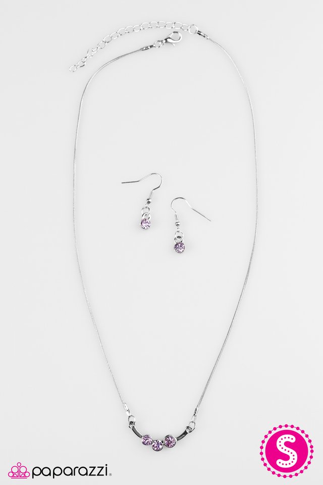 Paparazzi ♥ Lucky Stars - Purple ♥ Necklace