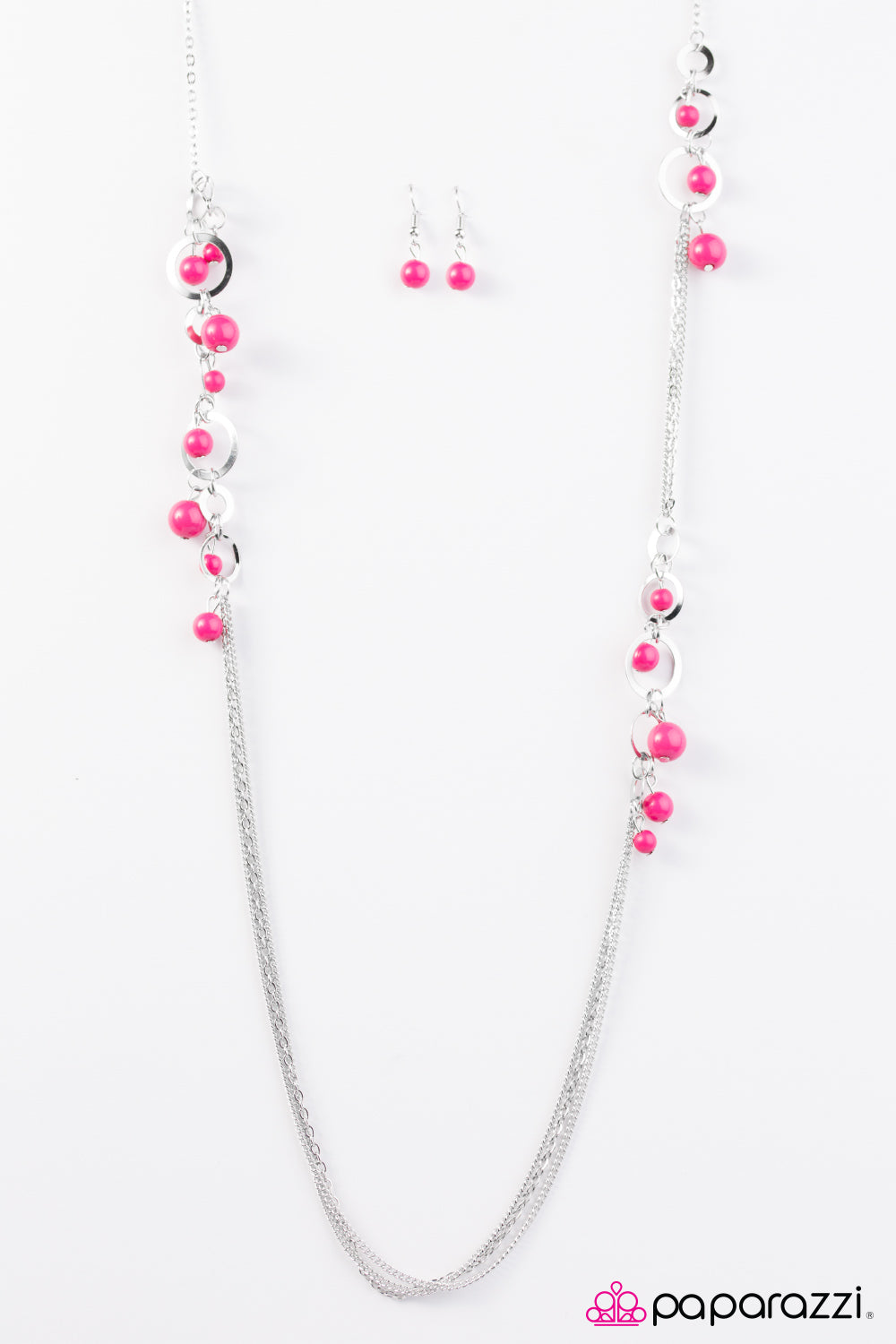 Paparazzi ♥ Its Summer Somewhere - Pink ♥ Necklace