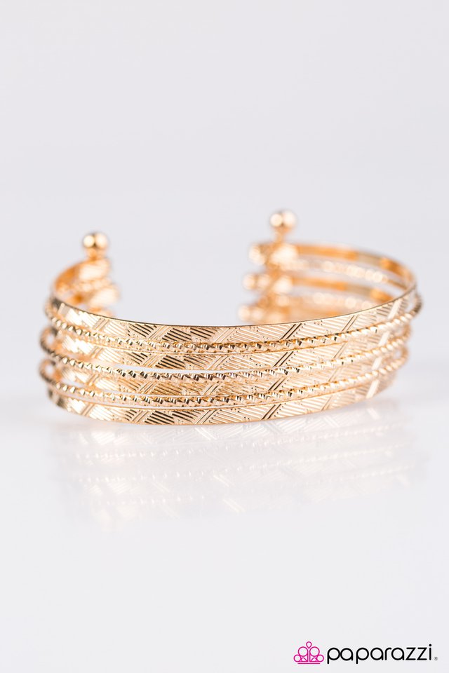 Paparazzi ♥ When In Waikiki - Gold ♥ Bracelet