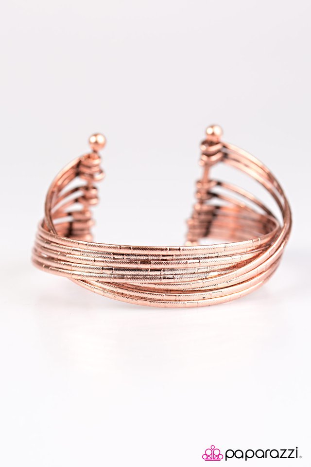 Paparazzi ♥ Blame It On My Gyspy Soul - Copper ♥ Bracelet