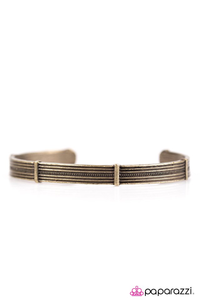 Paparazzi ♥ Give It A TRIBE - Brass ♥ Bracelet
