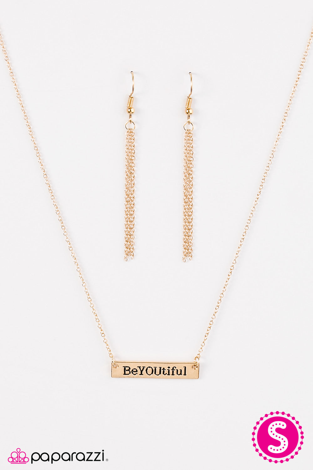 Paparazzi ♥ Always BeYOUtiful - Gold ♥ Necklace