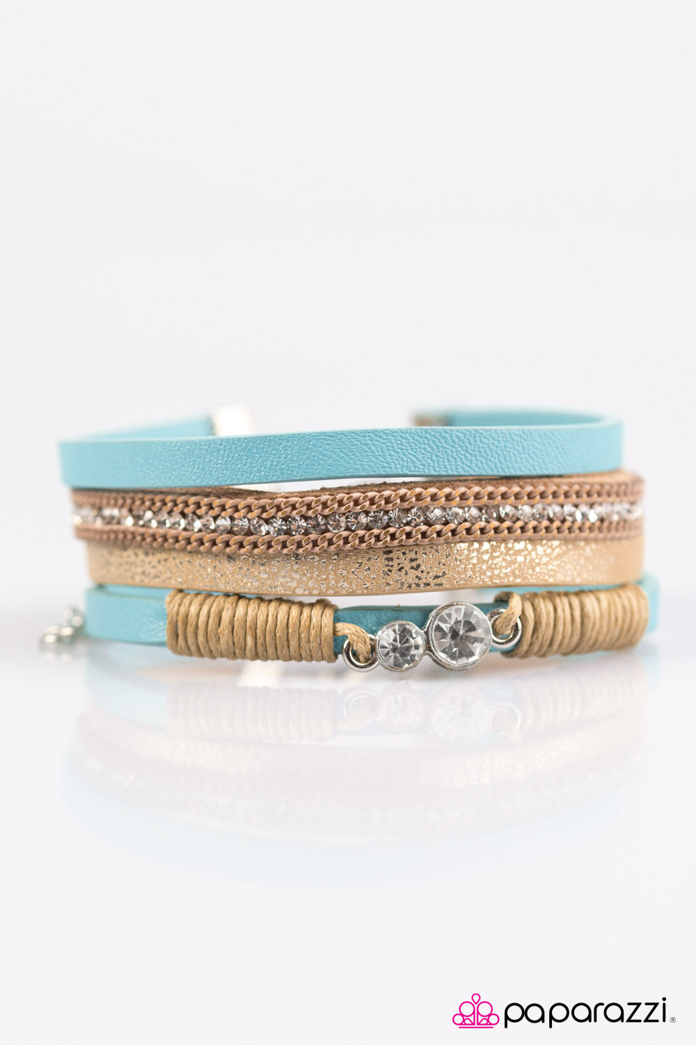 Paparazzi ♥ I Speak Glitter - Blue ♥ Bracelet