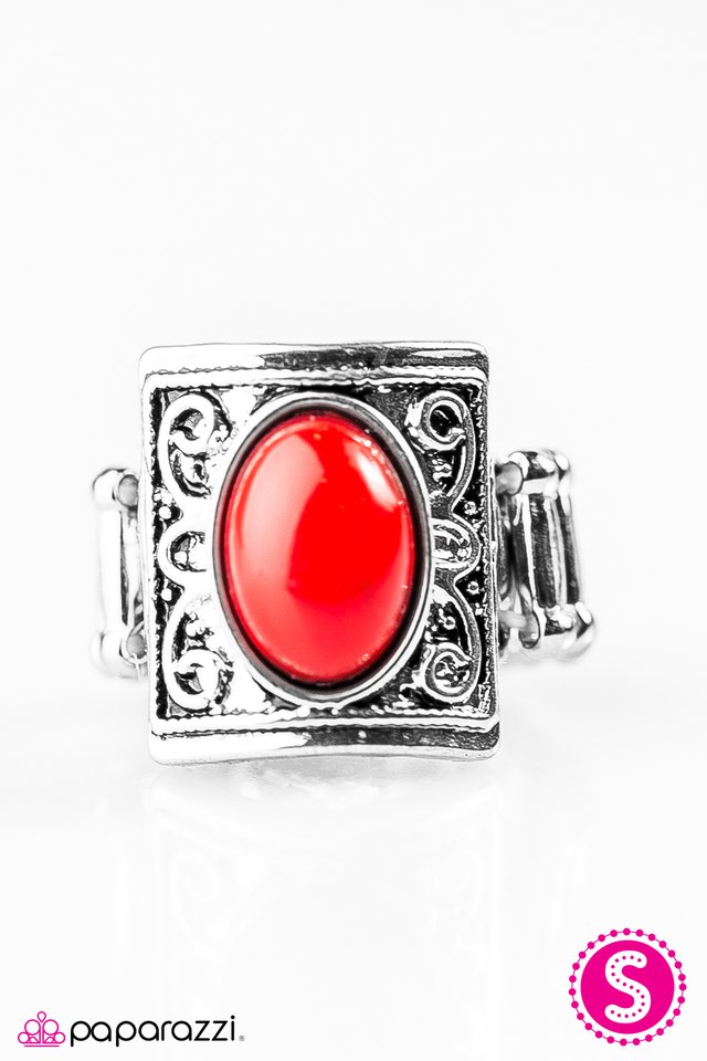 Paparazzi ♥ Color Me Courageous - Red ♥ Ring