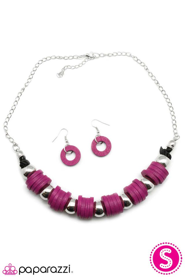Paparazzi ♥ Organically Orchid - Purple ♥ Necklace