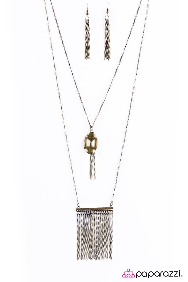 Paparazzi ♥ Well Of Wishes - Brass ♥ Necklace