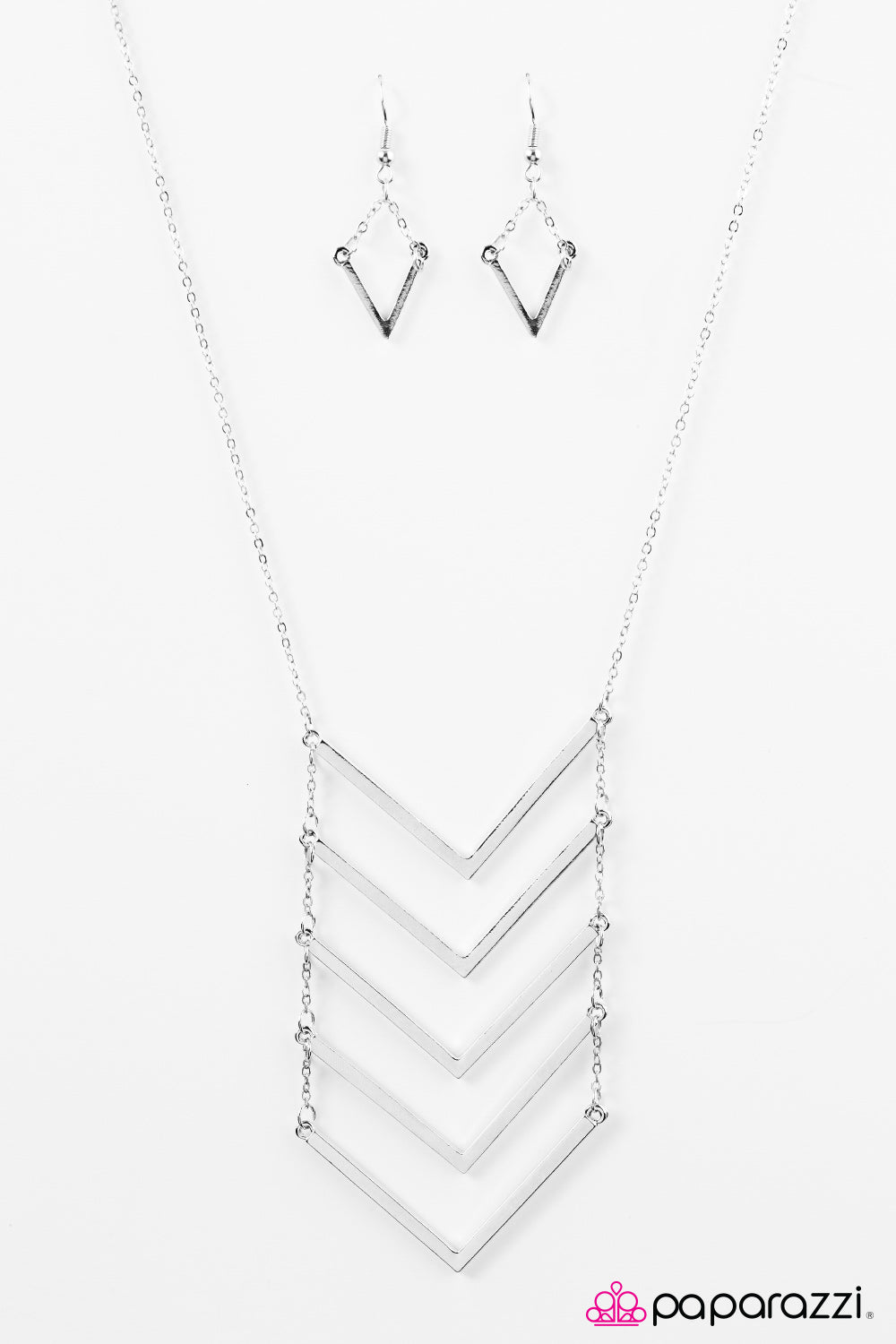Paparazzi ♥ Climb High - Silver ♥ Necklace-product_sku