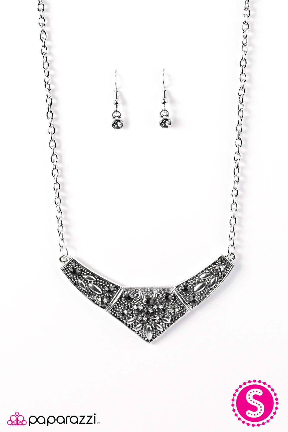 Paparazzi ♥ Born To Shimmer - Silver ♥ Necklace-product_sku