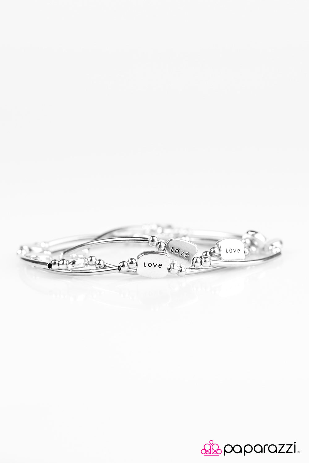 Paparazzi ♥ Labor Of Love - Silver ♥ Bracelet