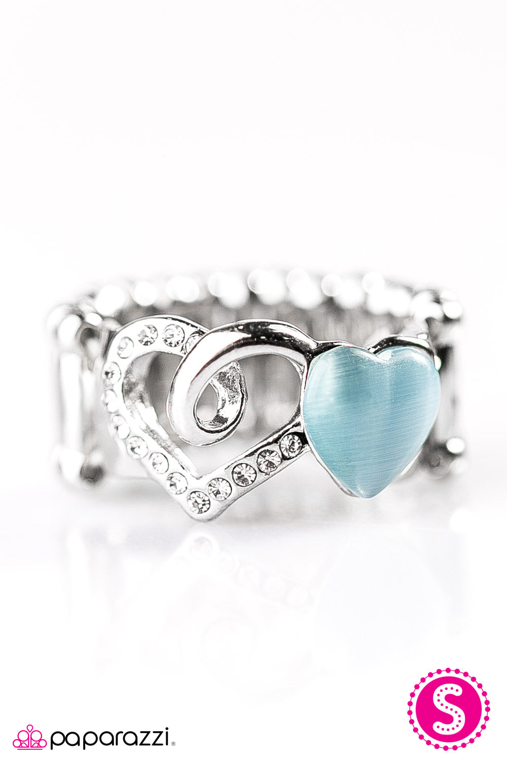 Paparazzi ♥ Light Up My Heart - Blue ♥ Ring-product_sku