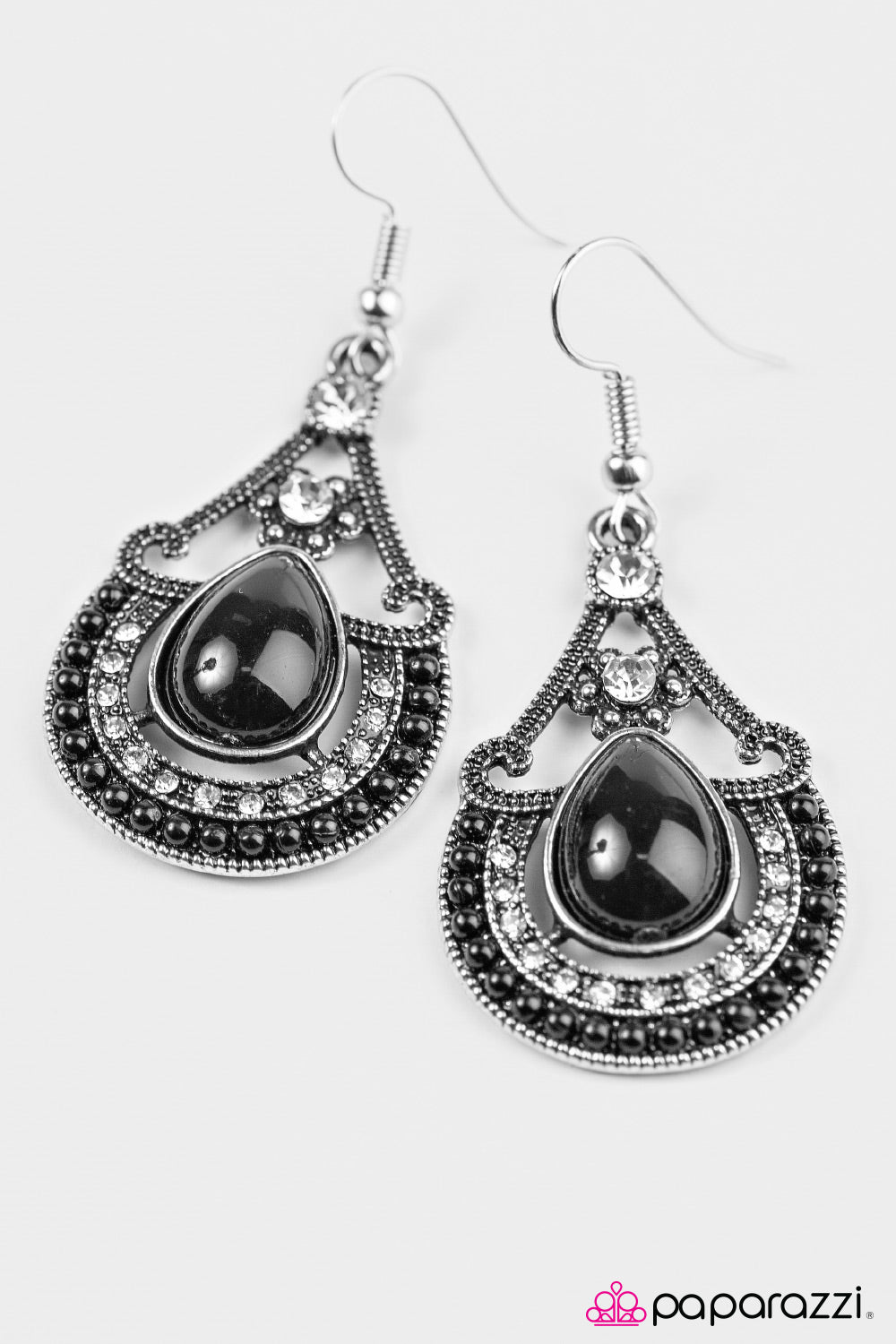 Paparazzi ♥ Having A BALI! - Black ♥ Earrings