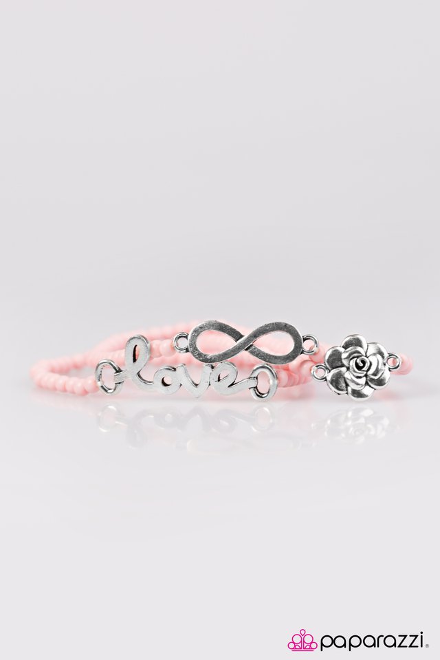 Paparazzi ♥ Unforgettable Summer - Pink ♥ Bracelet