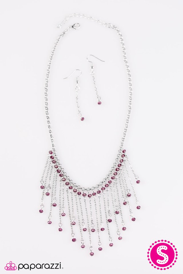 Paparazzi ♥ Who Needs Fireworks? - Purple ♥ Necklace