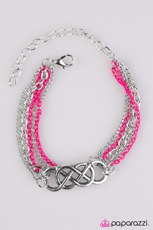 Paparazzi ♥ Colorful Collaboration - Pink ♥ Bracelet
