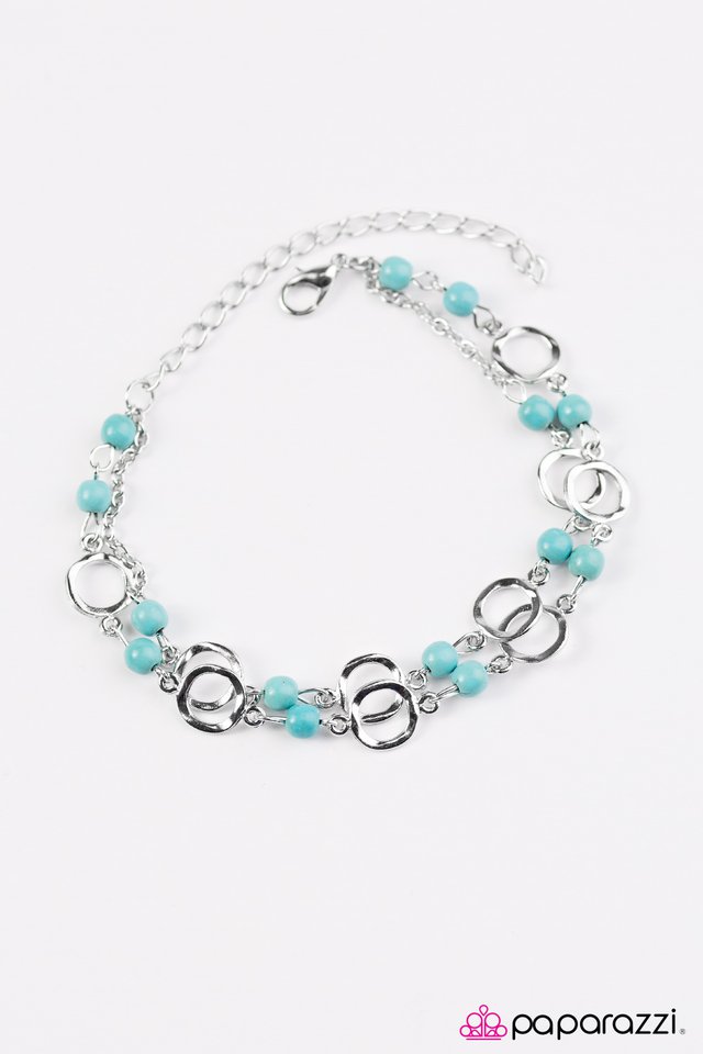 Paparazzi ♥ Beach Therapy - Blue ♥ Bracelet
