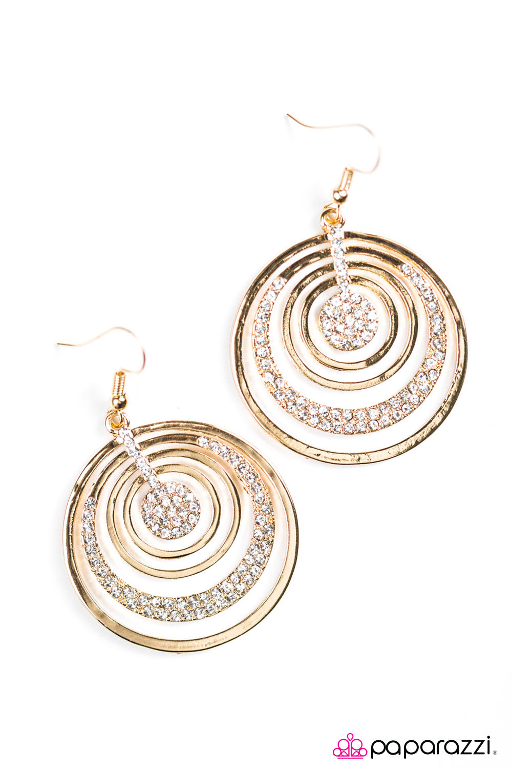 Paparazzi ♥ Take Me To The Disco - Gold ♥ Earrings