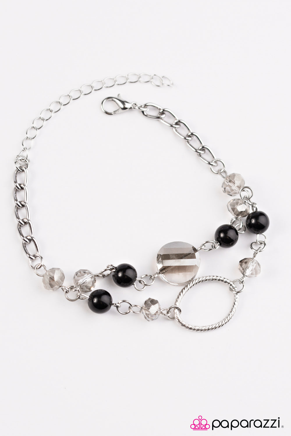 Paparazzi ♥ Moonlit Beaches - Black ♥ Bracelet
