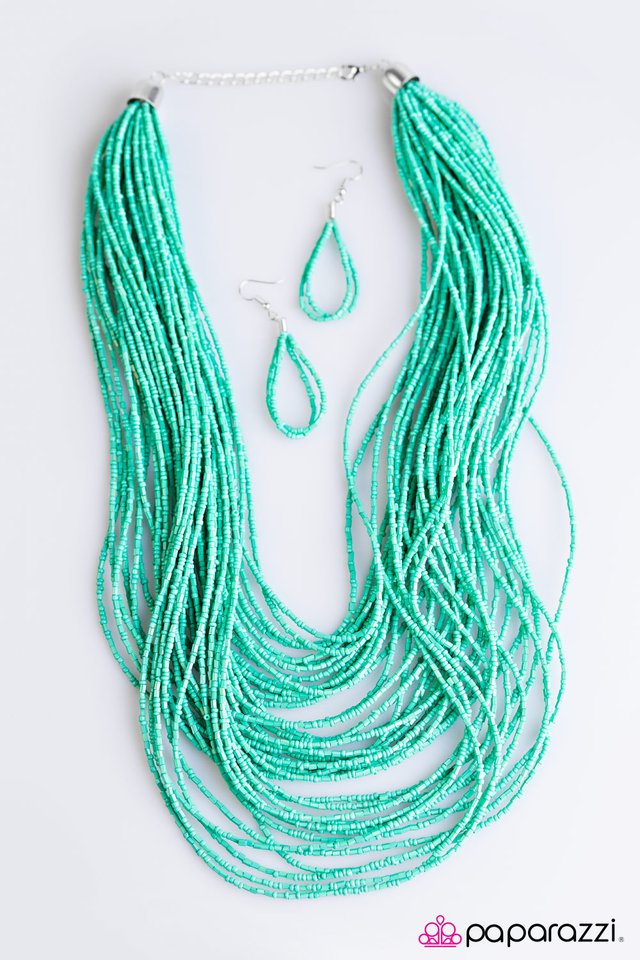 Paparazzi ♥ Ice Storm - Blue ♥ Necklace