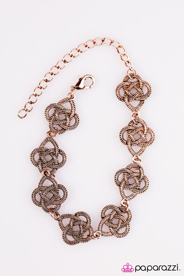 Paparazzi ♥ Egyptian Etiquette - Copper ♥ Bracelet