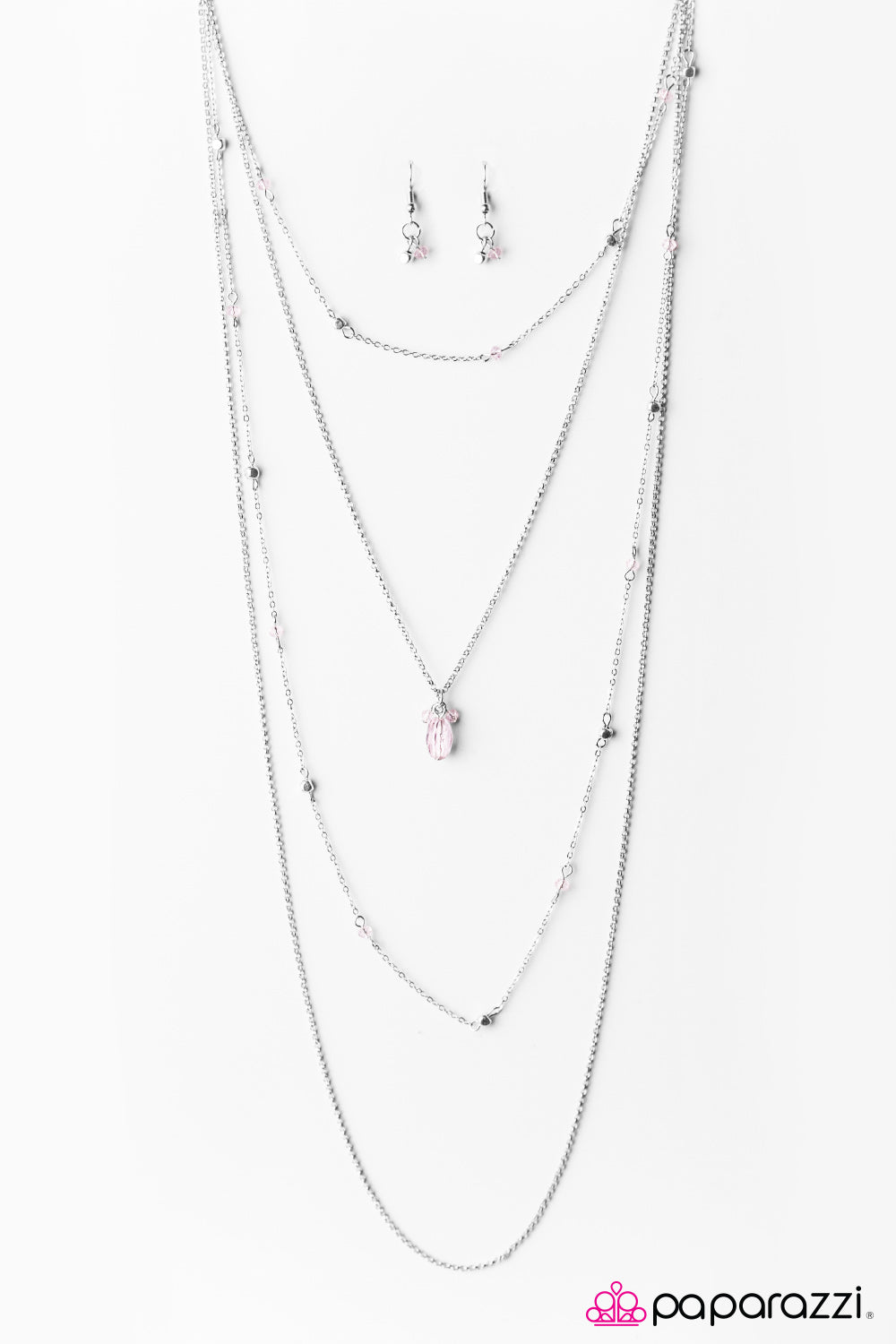 Paparazzi ♥ Stay Fancy - Pink ♥ Necklace-product_sku