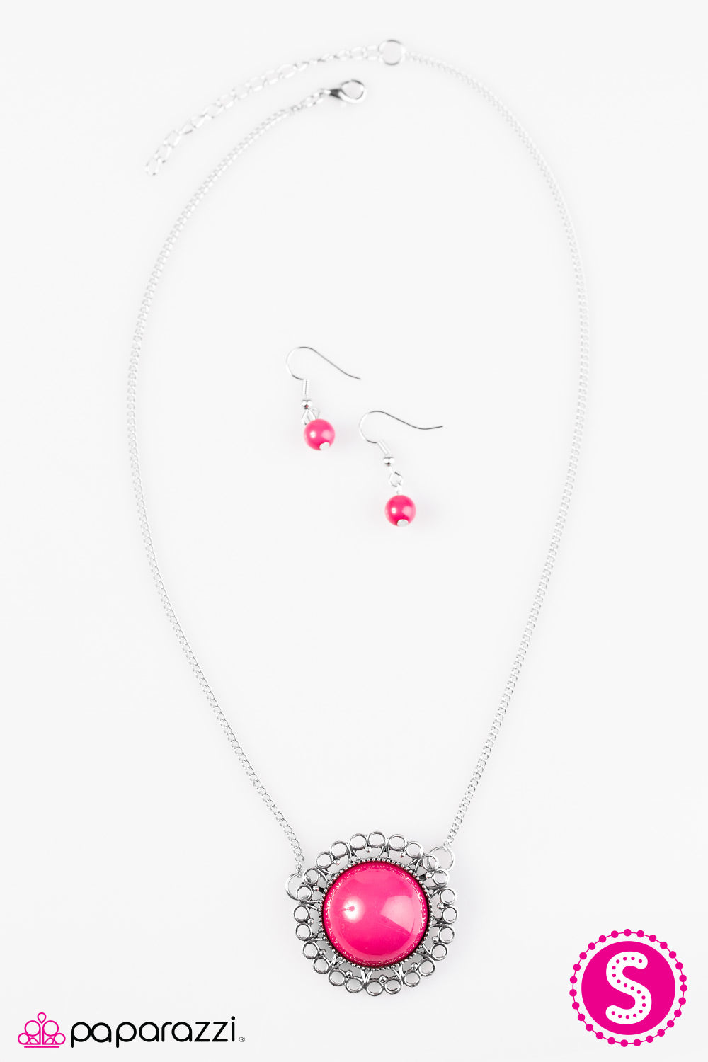 Paparazzi ♥ Summer Sun - Pink ♥ Necklace