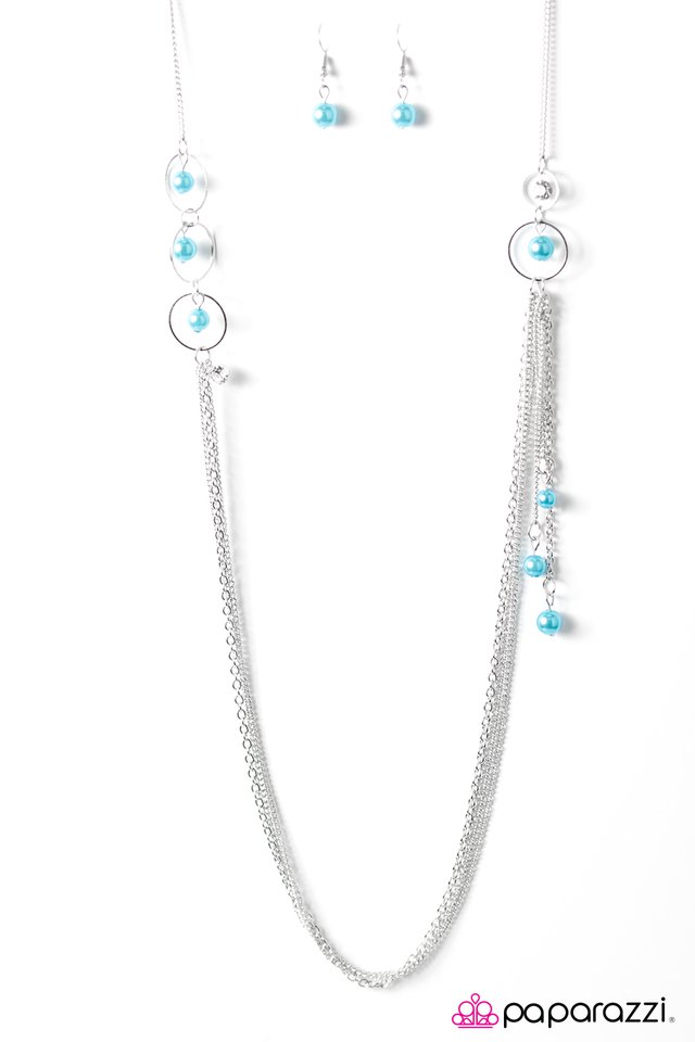 Paparazzi ♥ Fancy Fanciful - Blue ♥ Necklace-product_sku