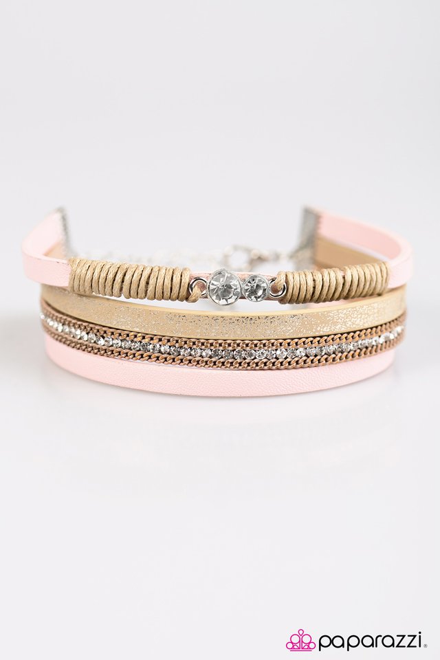 Paparazzi ♥ I Speak Glitter - Pink ♥ Bracelet