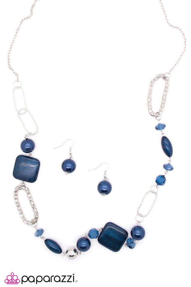 Paparazzi ♥ Oops a Navy - Blue ♥ Necklace