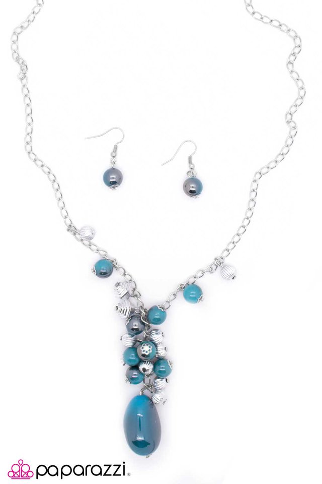 Paparazzi ♥ Skyfall - Blue ♥ Necklace