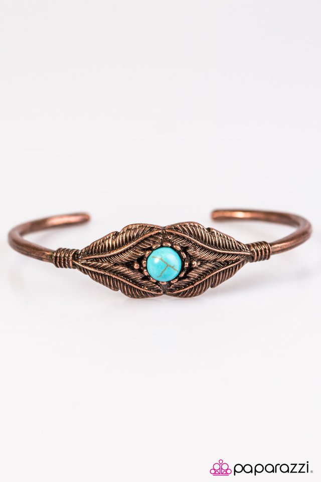 Paparazzi ♥ The FLOCK Is Ticking - Copper ♥ Bracelet