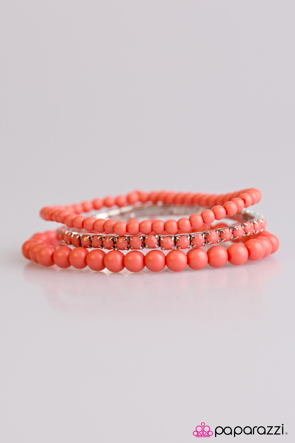 Paparazzi ♥ Pretty and Prim - Orange ♥ Bracelet-product_sku